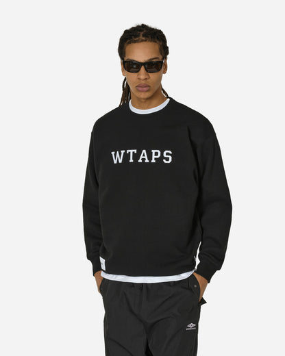 WTAPS Dt Shirts Black Sweatshirts Crewneck 241ATDT-CSM03 BLK