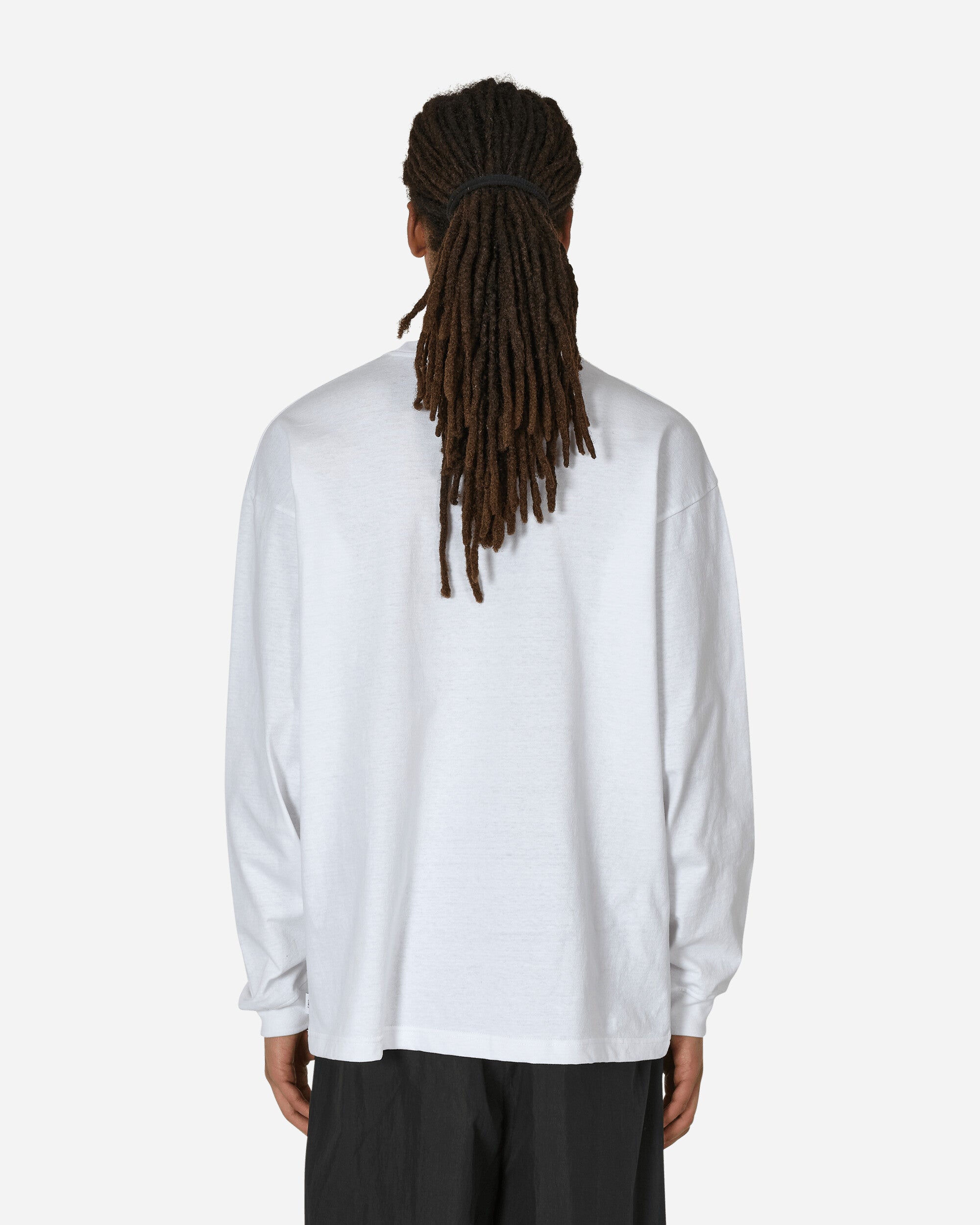 WTAPS Dt Cut & Sewn White T-Shirts Longsleeve 241ATDT-CSM15 WHT