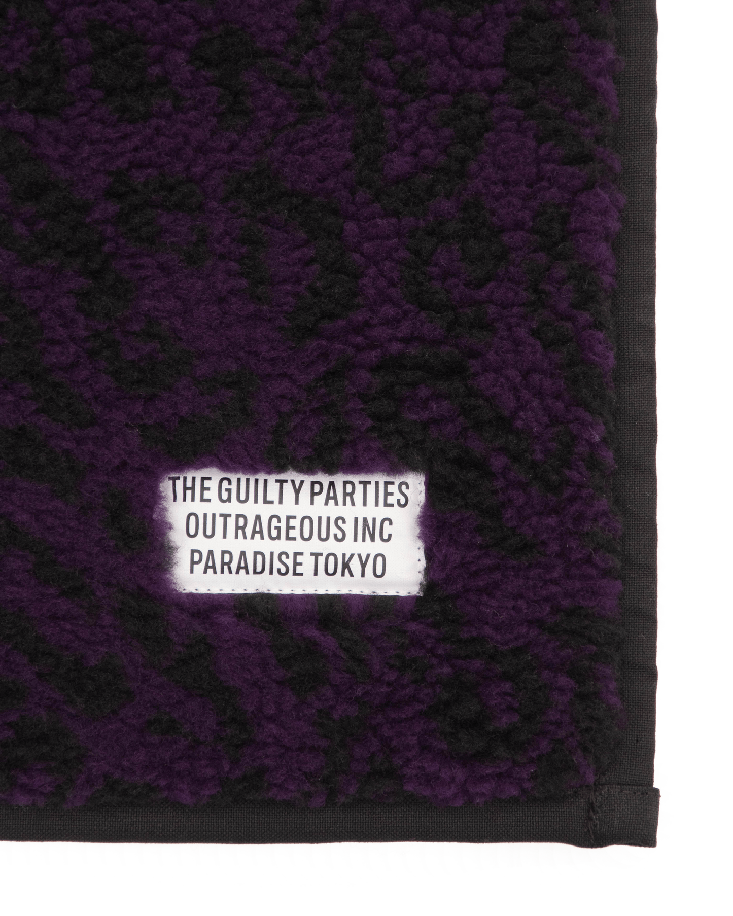 Wacko Maria Boa Rag Mat Purple Homeware Design Items 21FW-WMA-RM01 PURPLE