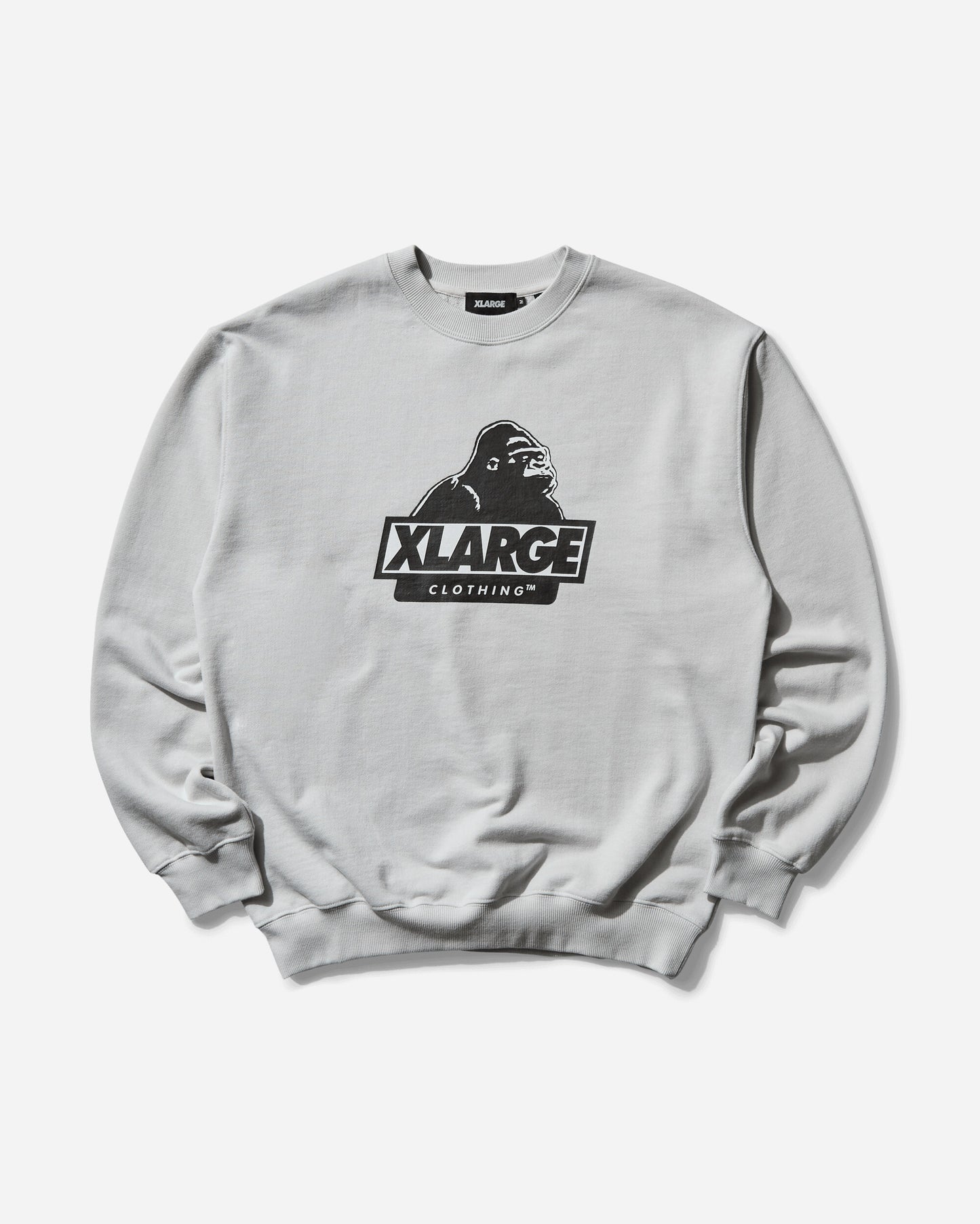 XLARGE Slanted Og Crewneck Sweatshirt Grey Sweatshirts Crewneck 201251012003S 11