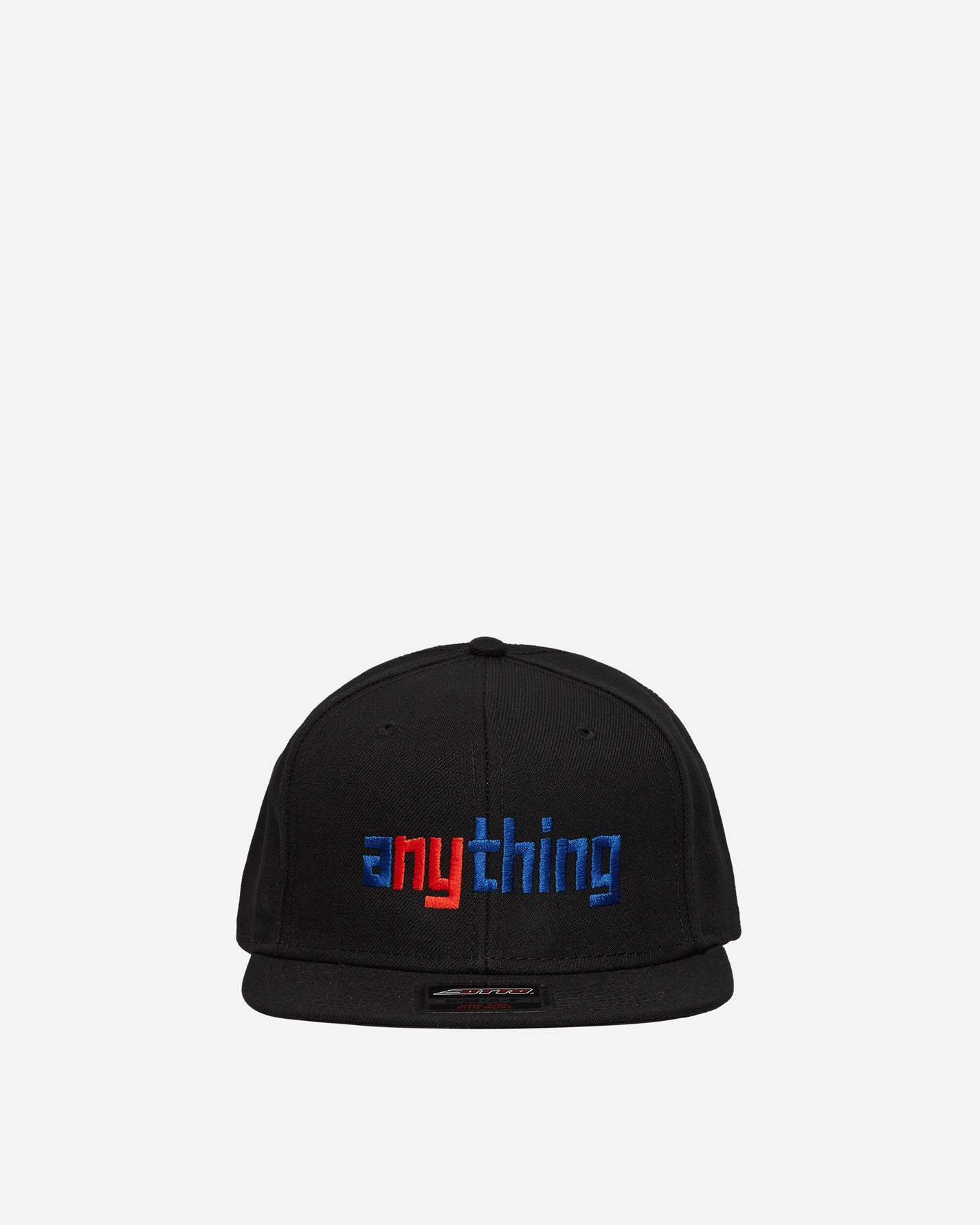 aNYthing Speedball Logo Flat Brim Black Hats Caps ANY-100 BK