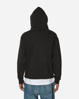 aNYthing Curved Logo Hoodie Black Sweatshirts Hoodies ANY-083 BK