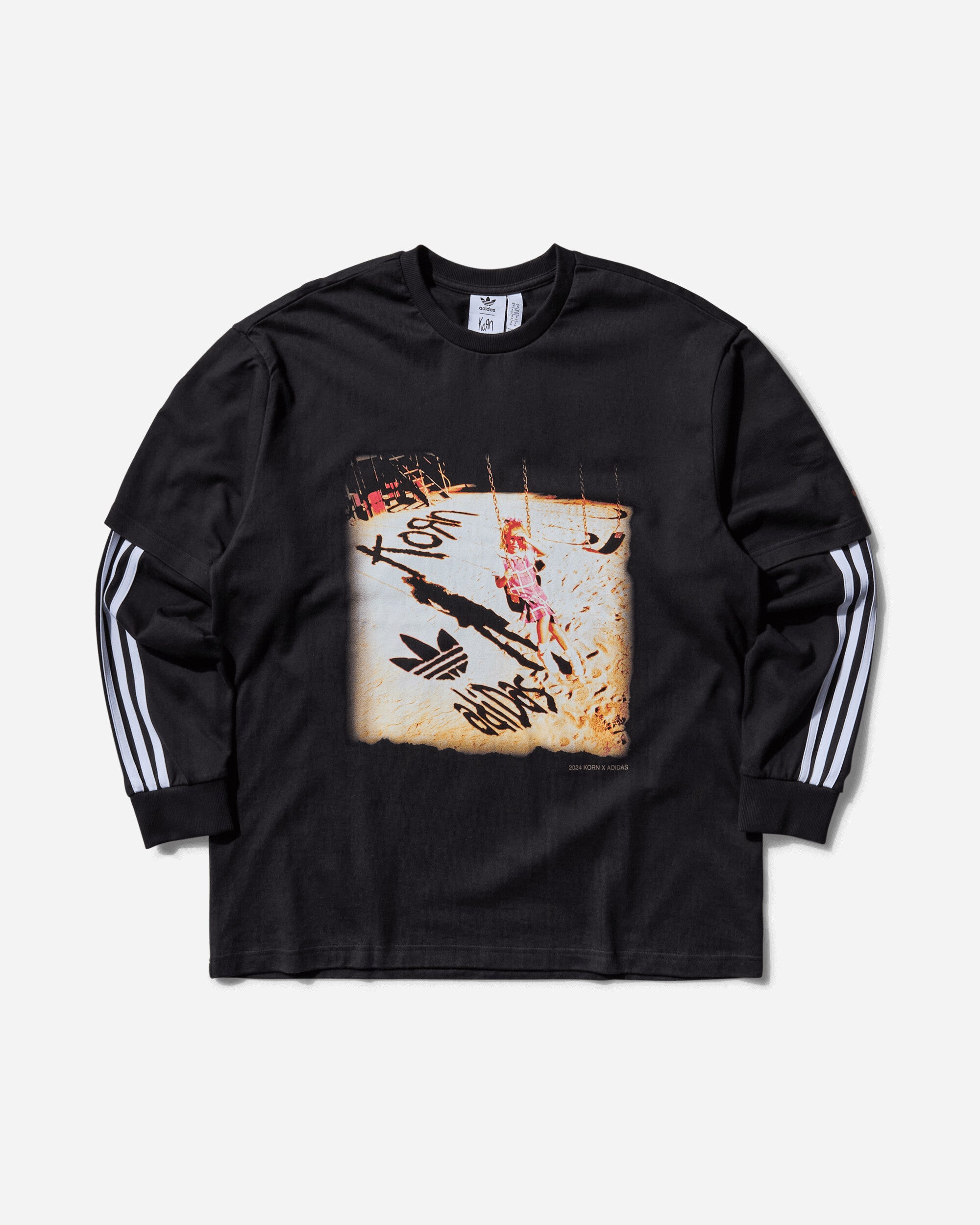 adidas Korn Longsleeve Black T-Shirts Longsleeve JG1338