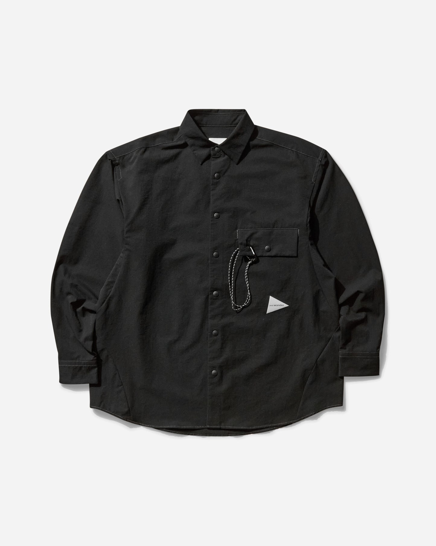 and wander 25 Dry Breathable Ls Shirt Black Shirts Longsleeve Shirt 5745143026 010