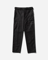 sacai Wtaps Cotton Back Satin Pants Black Pants Trousers 25-03696M 001