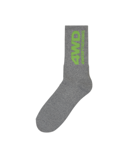 4 Worth Doing Logo Grey Underwear Socks 4WDLOGOSOCKS GREY