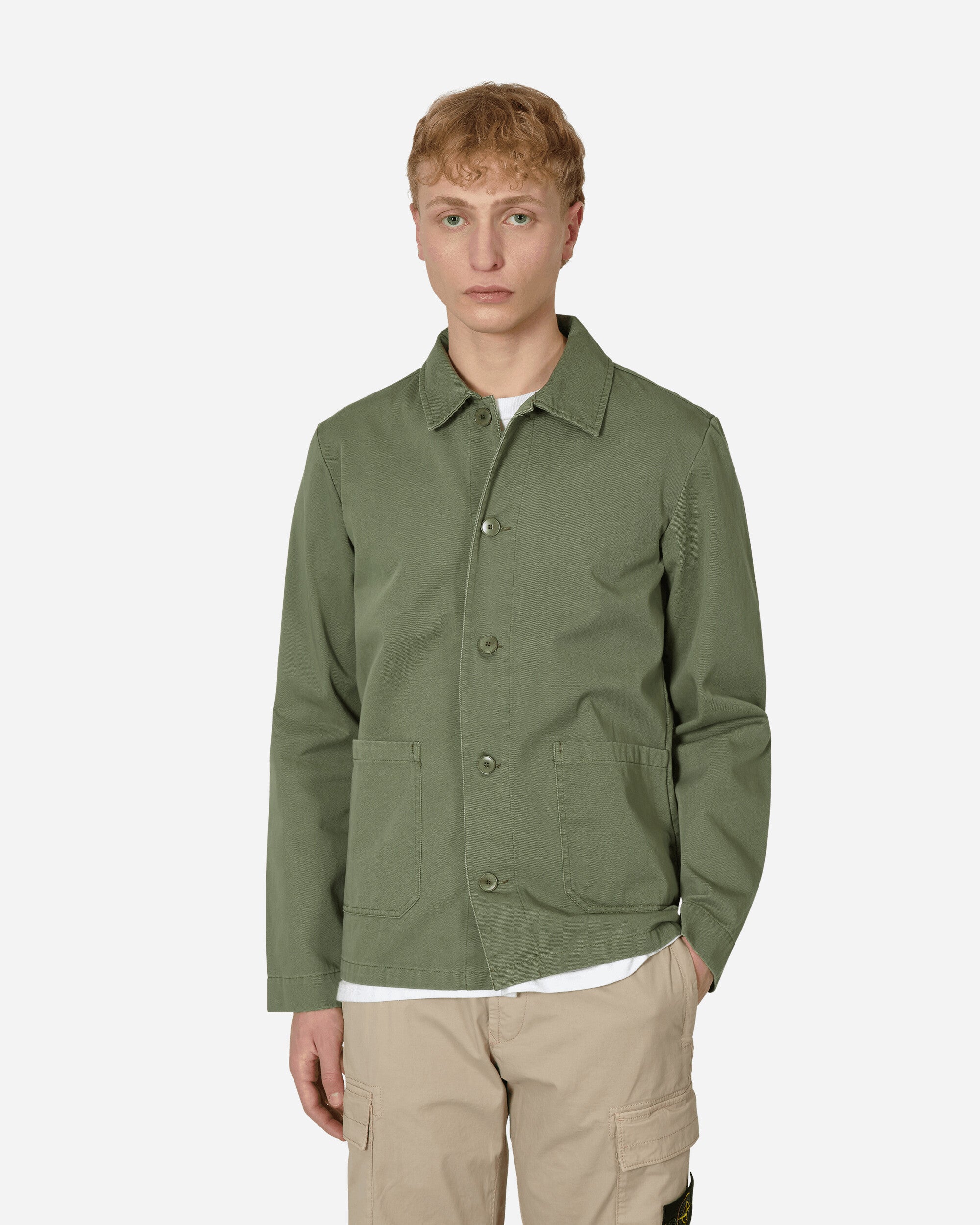 A.P.C. Veste Kerlouan Dark Green Coats and Jackets Jackets CODDD-H03053 KAF