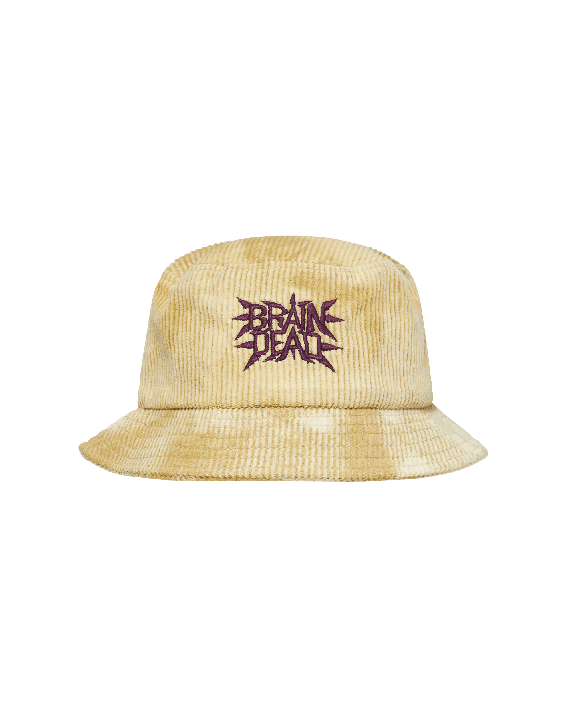 Brain Dead Spikey Bleached Gold Hats Caps BDF21H02001917 YL05