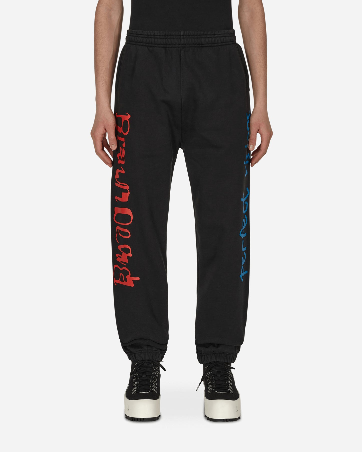 Brain Dead Perfect Visions Black Pants Sweatpants BDP22B00002322 BK01