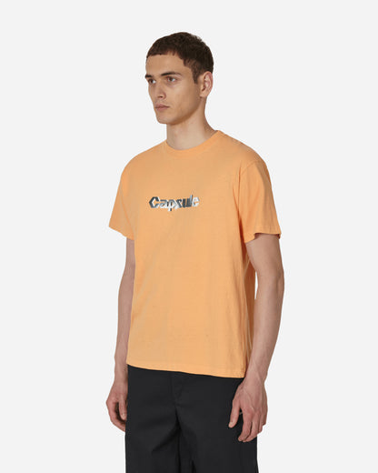 Capsule Chrome Logo T-Shirt Orange Julius T-Shirts Shortsleeve CAPCHROMETEE ORANGESILVER