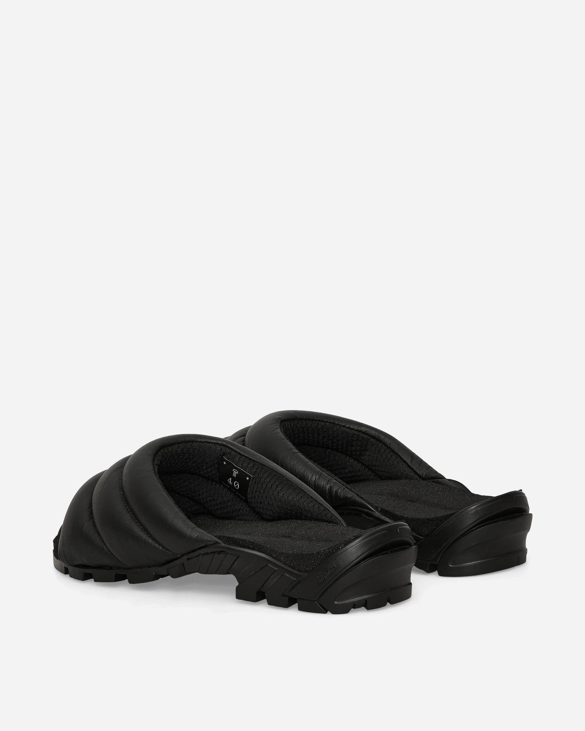 Demon Zhavata Black Black Sandals and Slides Sandals and Mules ZHAVATABLACK BLACK