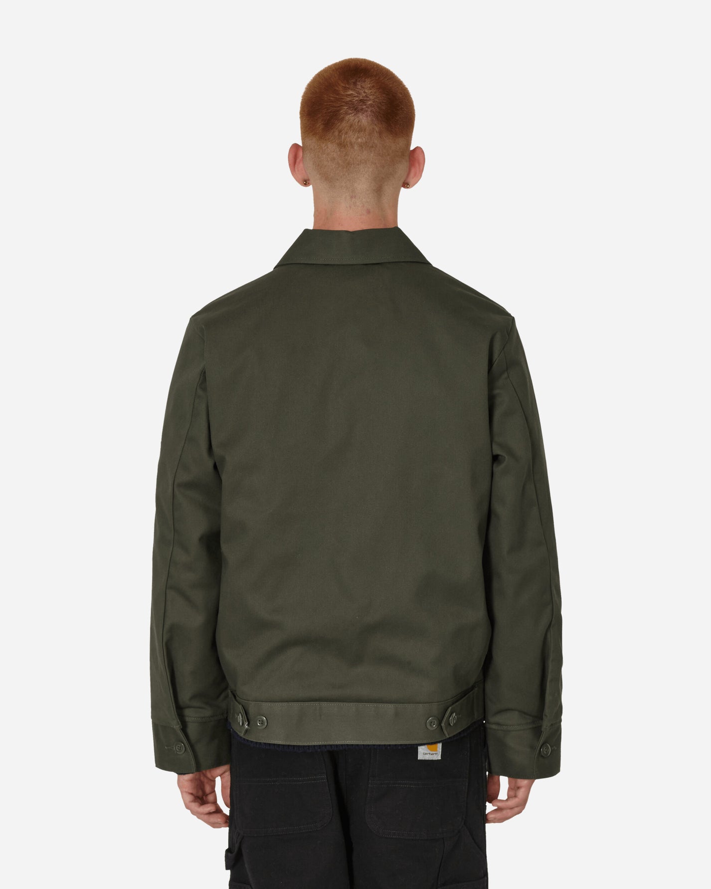 Dickies Lined Eisenhower Jckt Rec Olive Green Coats and Jackets Jackets DK0A4XK4 OGX1