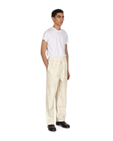 Jil Sander C 02 W Patches Cream White Pants Trousers JSMS312018-MS243800 280