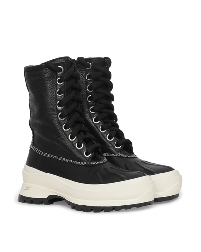 Jil Sander Boot Vit.Boston Nero+Suola Burro Black Boots Mid JP37503A-14503 001