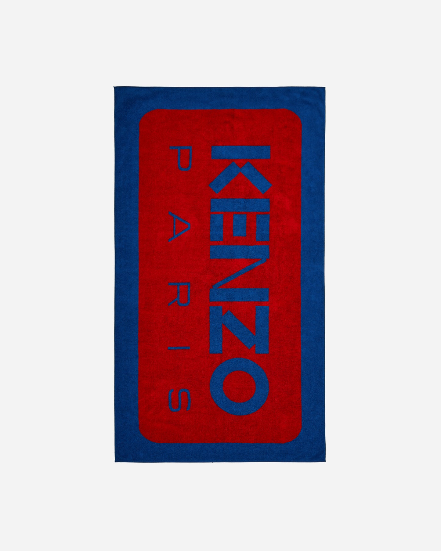 Kenzo Paris Klabel Beach Towel Hot Red Homeware Bathtowels FD5KLABELJDC 26H