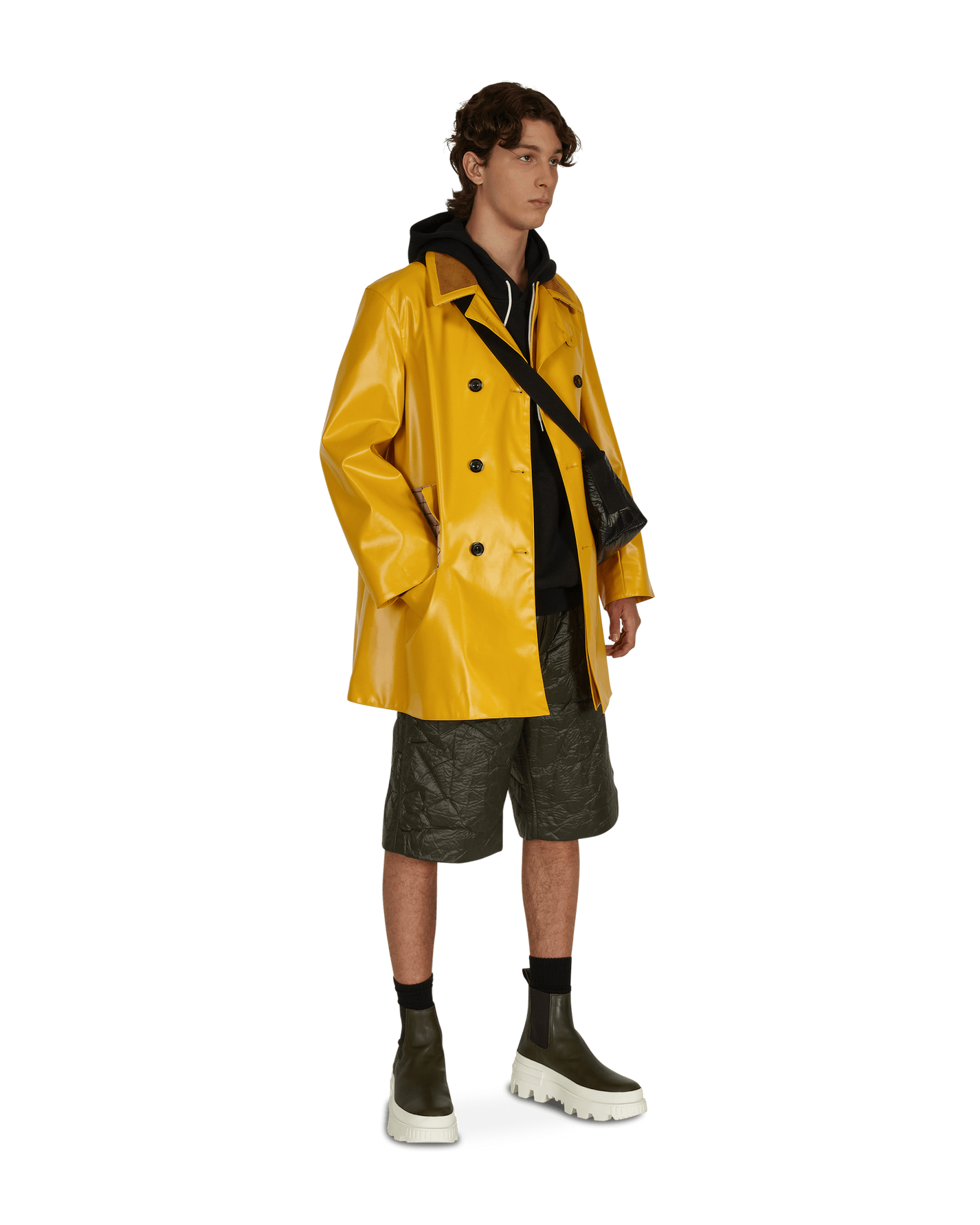 Maison Margiela Sportsjacket Yellow Coats and Jackets Jackets S50AM0516S53549 174