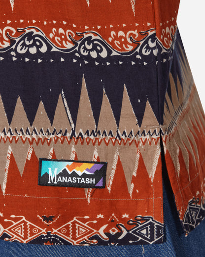 Manastash Jaipur Shirt 23 Rust Shirts Shortsleeve Shirt 7923123008 436