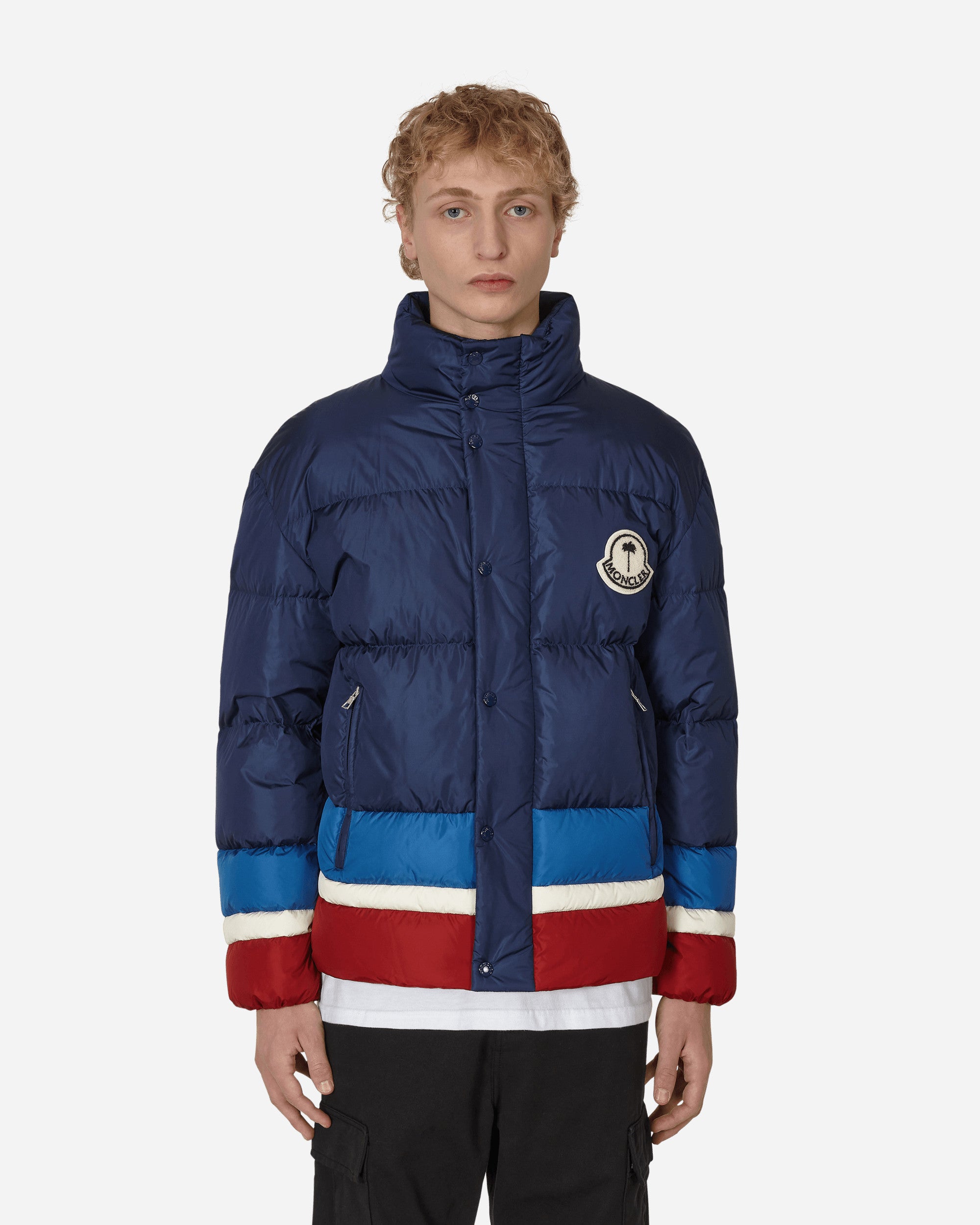 Moncler Genius Denneny Jacket Navy/Red Coats and Jackets Down Jackets 1A00009M2581 P74