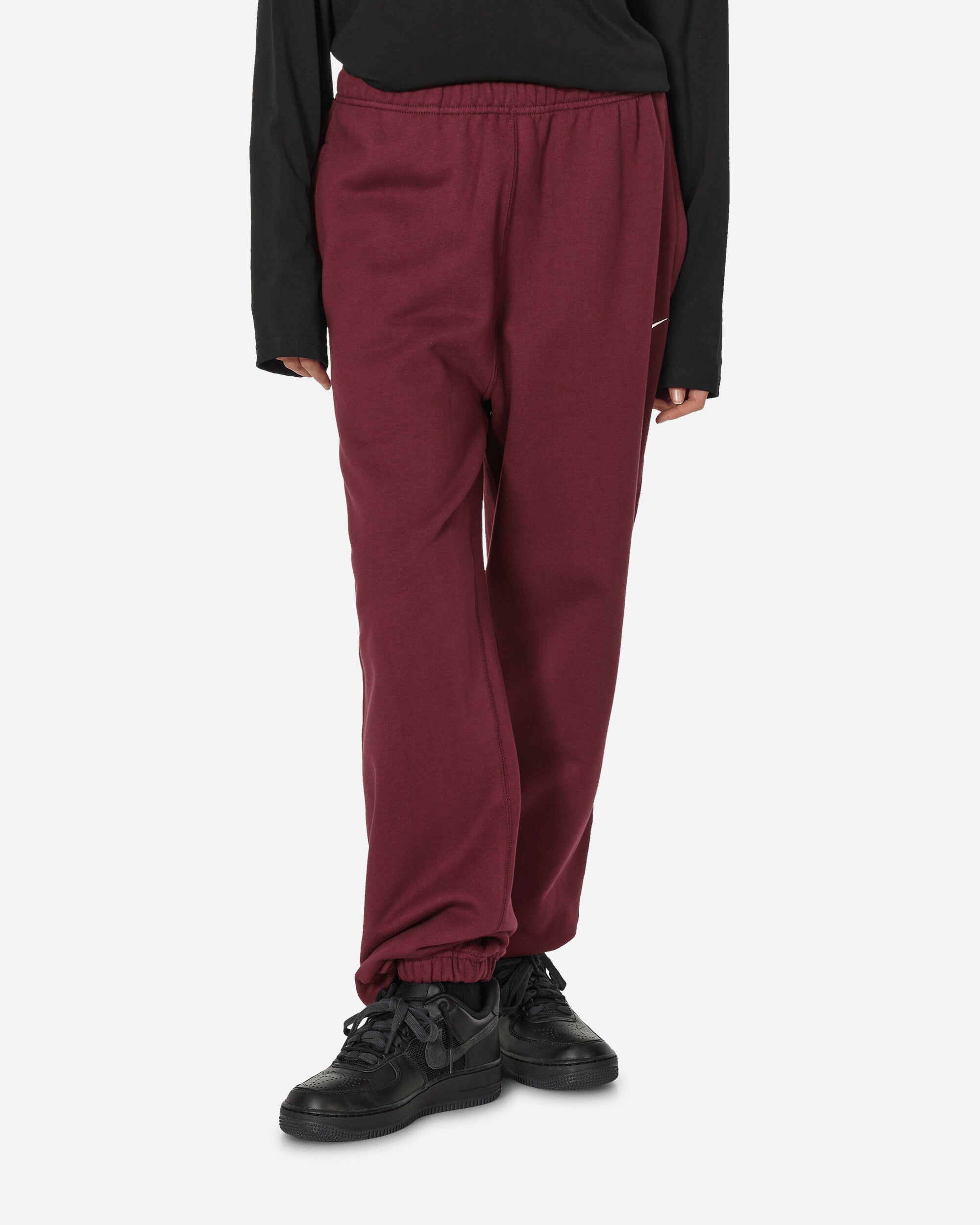 Nike Wmns Nrg Solo Swsh Flc Pant Night Maroon Pants Sweatpants CW5565-681