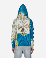 Off-White Diag Tie Dye Knit Hoodie Bone  White Sweatshirts Hoodies OMHA148S22KNI001 6101