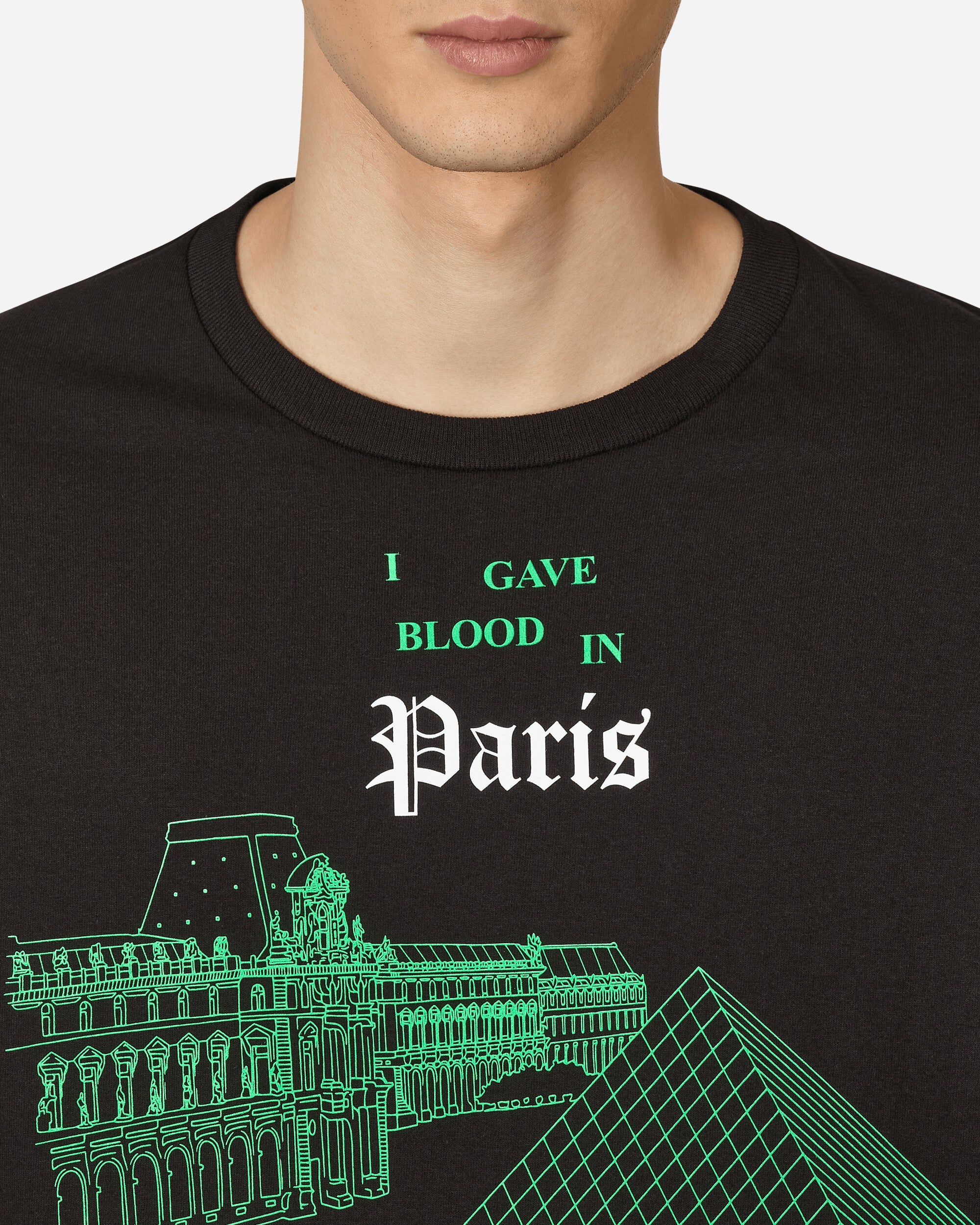 Pleasures Blood T-Shirt Black T-Shirts Shortsleeve P23SP050 BLACK