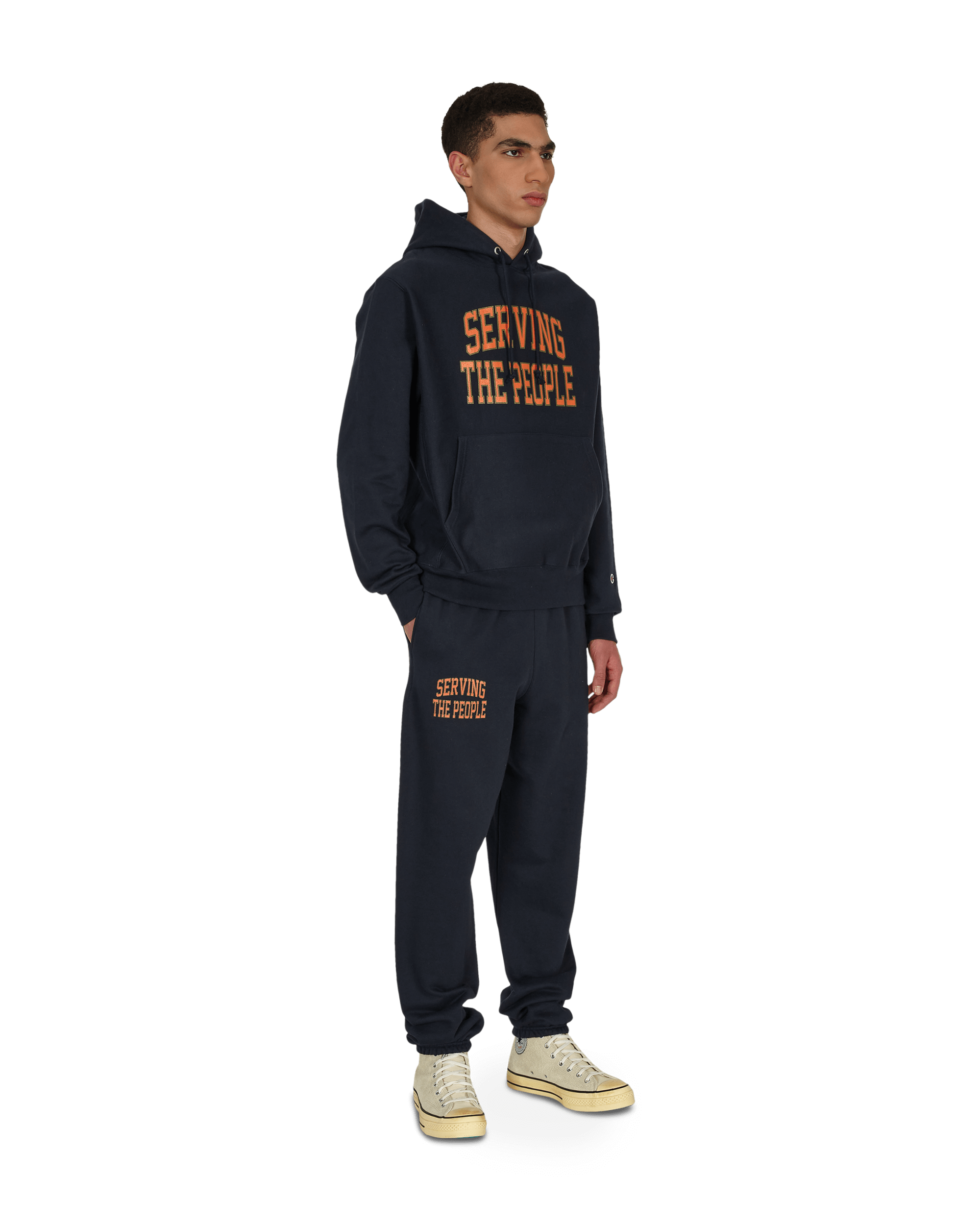 Serving The People Collegiate Navy Sweatshirts Hoodies STPS21COLLEGHOOD 004