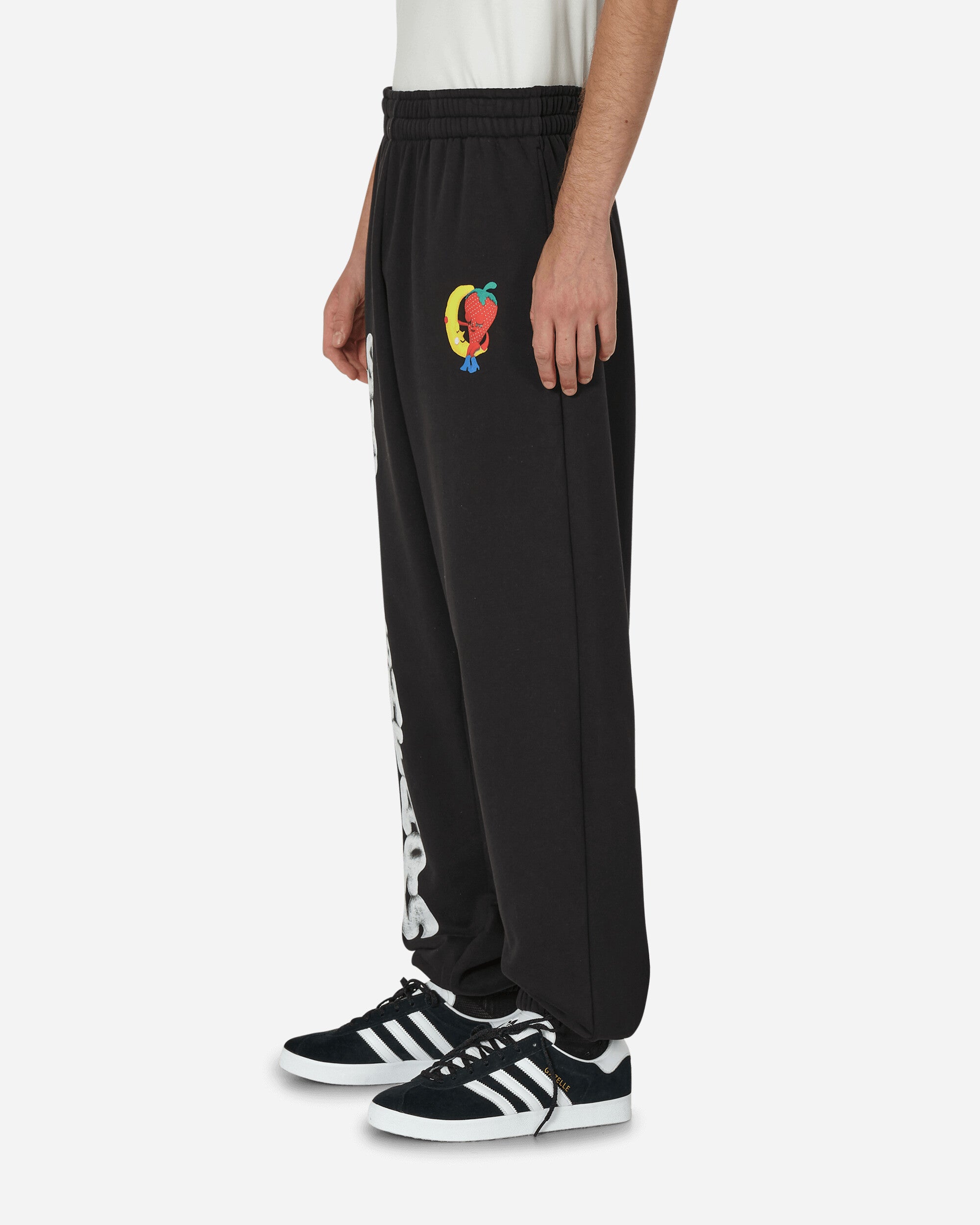 Sky High Farm Perennial Shana Graphic Pants Knit Black Pants Sweatpants SHF04P031  1