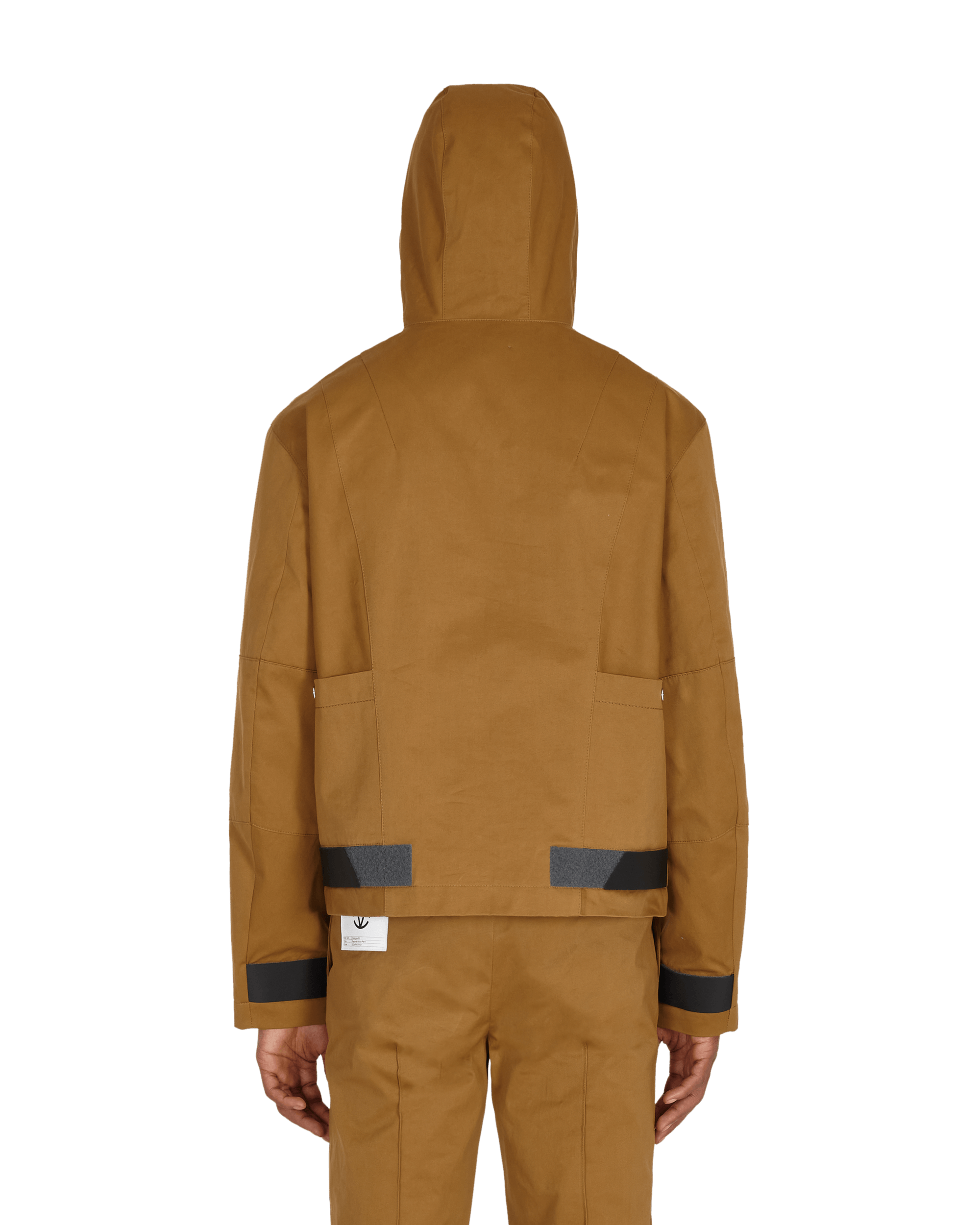 Slam Jam DIAGONAL YUMA ANORAK Brown Coats and Jackets Parka Jackets SJZMJK01FA01 BRW002