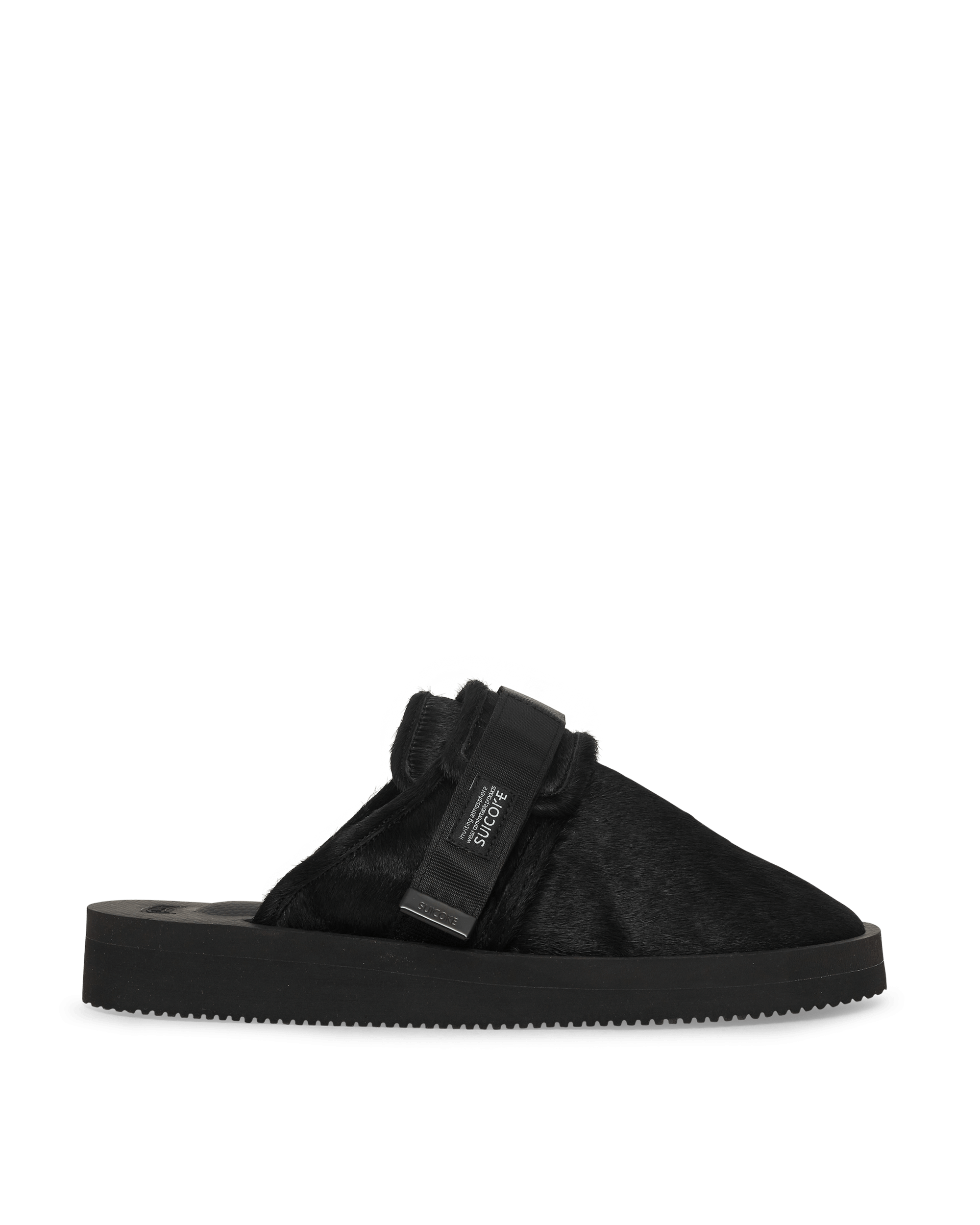 Suicoke Zavo-Vhl Black Sandals and Slides Sandal OG-072VHL- BLK