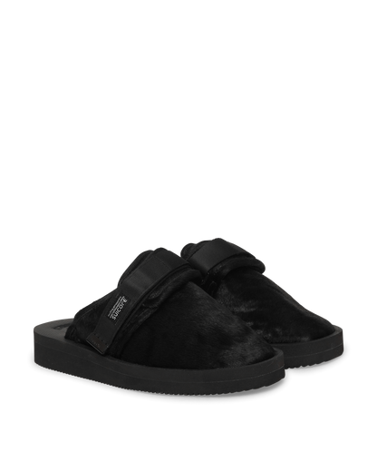 Suicoke Zavo-Vhl Black Sandals and Slides Sandal OG-072VHL- BLK