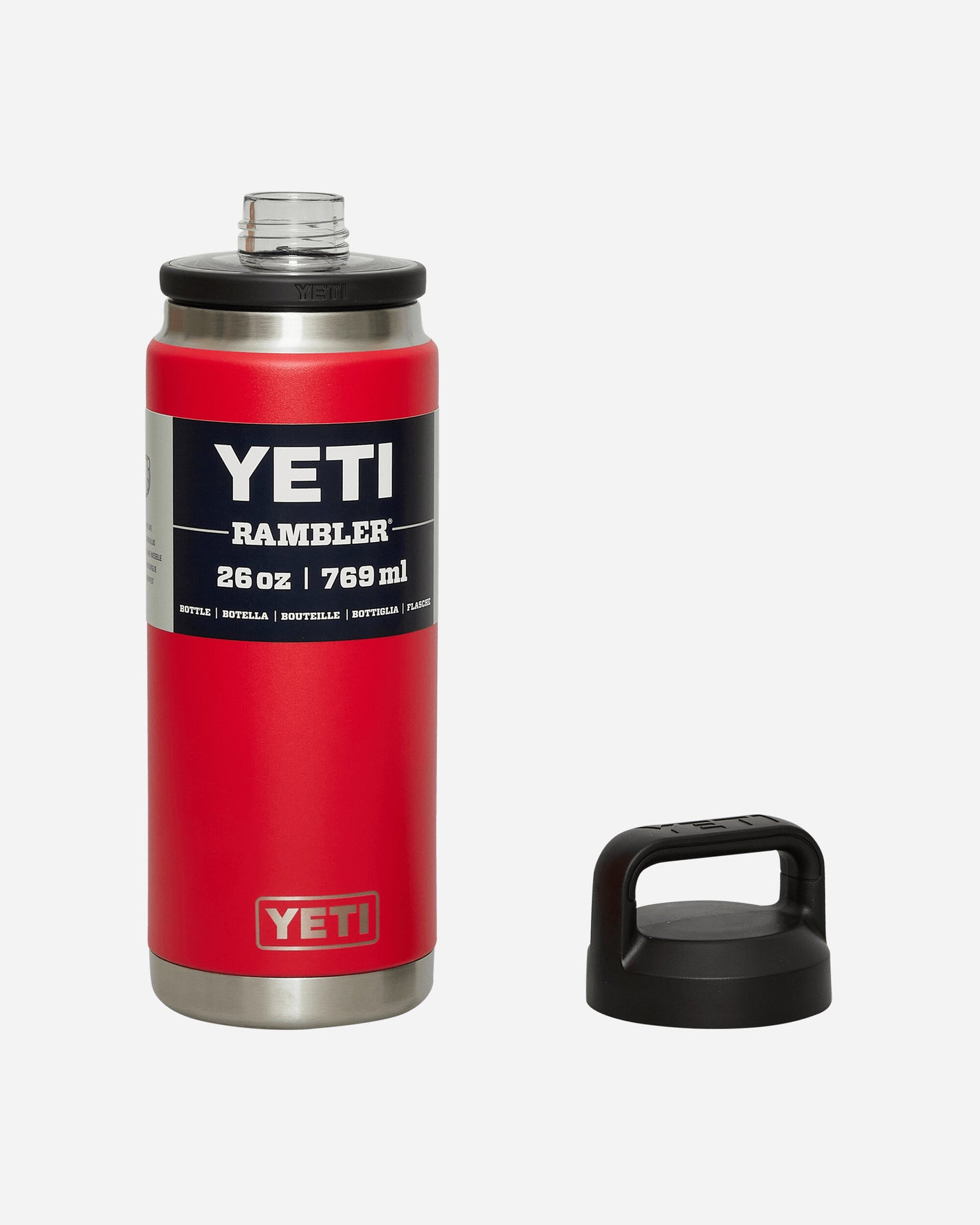 YETI Rambler 26 Oz Bottle Chug Rescue Red Equipment Bottles and Bowls 0310 SPR